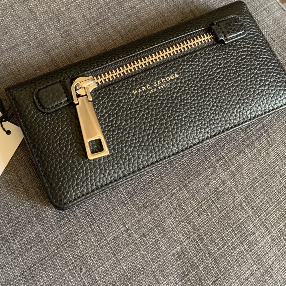 New Marc Jacobs wallet with silver hardware.
